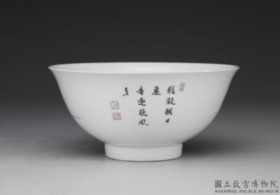 图片[2]-Bowl with lotus in falangcai painted enamels, Qing dynasty, Yongzheng reign 1723-1735-China Archive